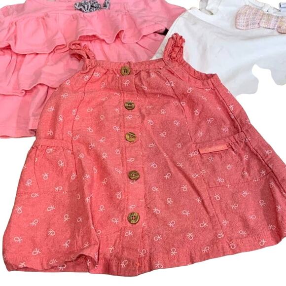 Calvin Klein 6/9M Girls Dress Janie and Jack Little Wonders Baby Clothing Lot - Picture 2 of 2